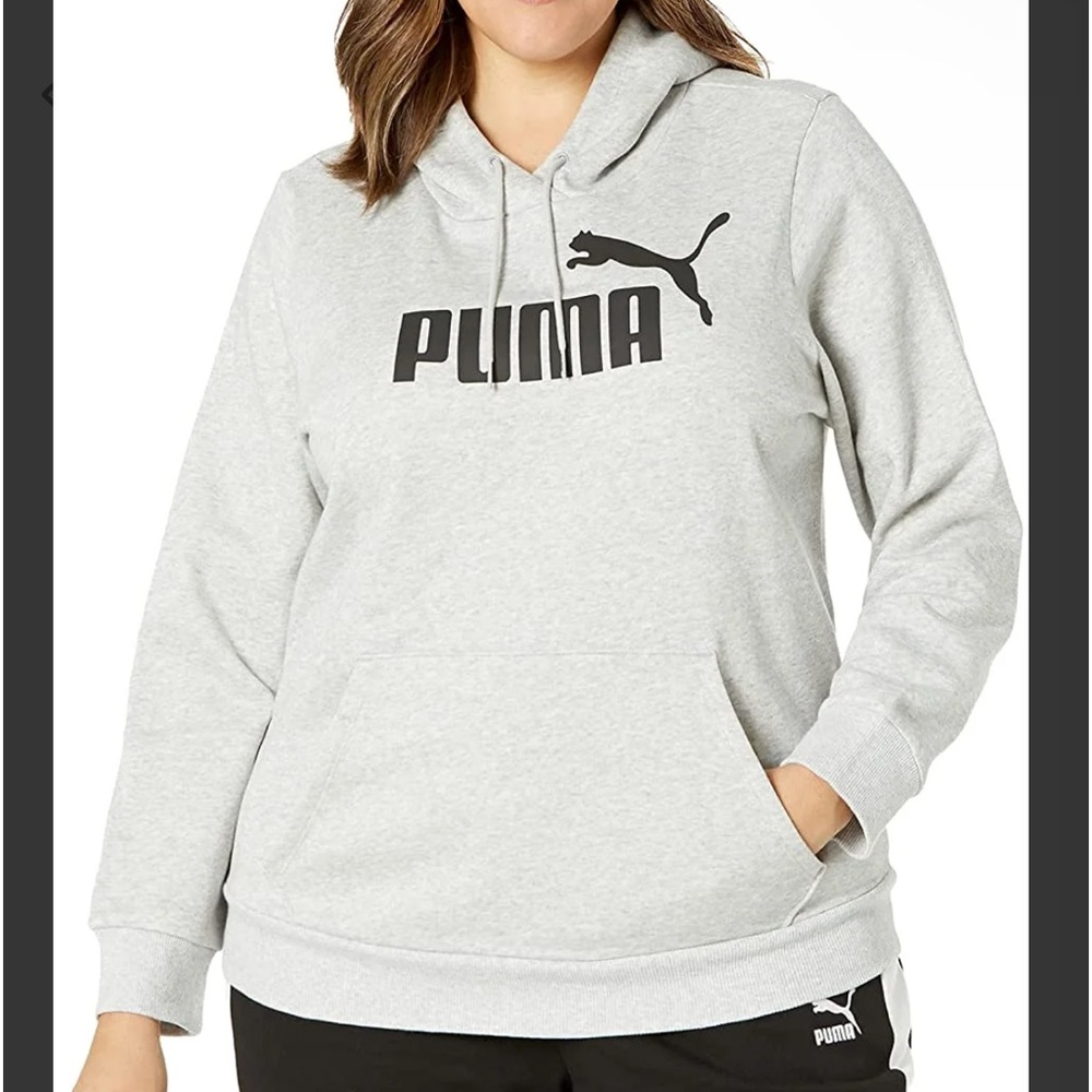 Puma Hoodie Sweater Pullover w/ Pockets Womens 1X